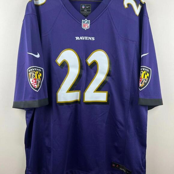 Baltimore Ravens #22 Derrick Henry Stitched Size 2XL Nike Jersey! NWOT 🔥 - Picture 1 of 8